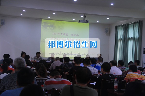 樂山師范學(xué)校井研縣、峨邊縣美術(shù)教師轉(zhuǎn)崗培訓(xùn)班隆重開班