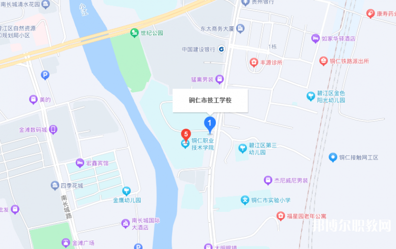 銅仁市技工學(xué)校地址，乘車路線