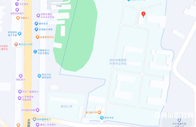 鄭州仲景國(guó)醫(yī)中等專業(yè)學(xué)校地址，乘車路線