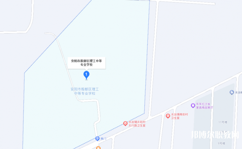 安陽市殷都區(qū)理工中等專業(yè)學校地址，乘車路線