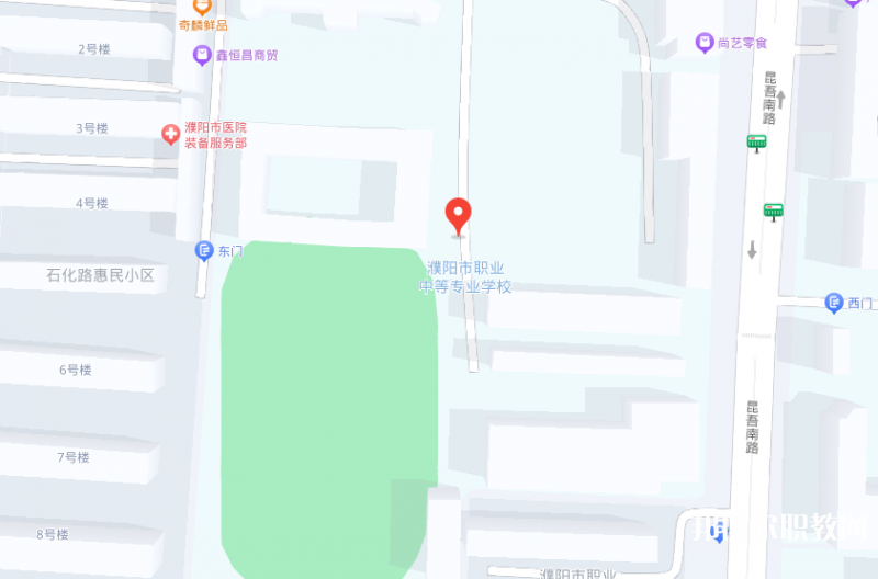 濮陽(yáng)油田職業(yè)中等專業(yè)學(xué)校地址，乘車路線