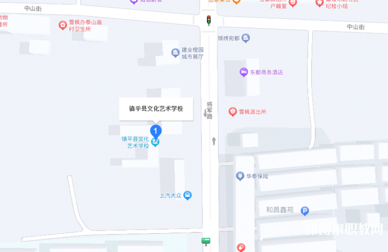 鎮(zhèn)平縣文化藝術(shù)學(xué)校地址，乘車路線