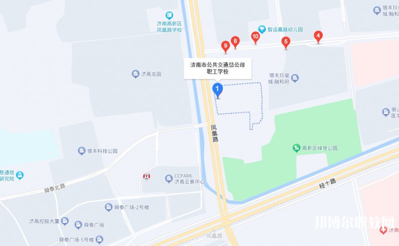 濟(jì)南市公共交通職業(yè)高級中學(xué)地址，乘車路線