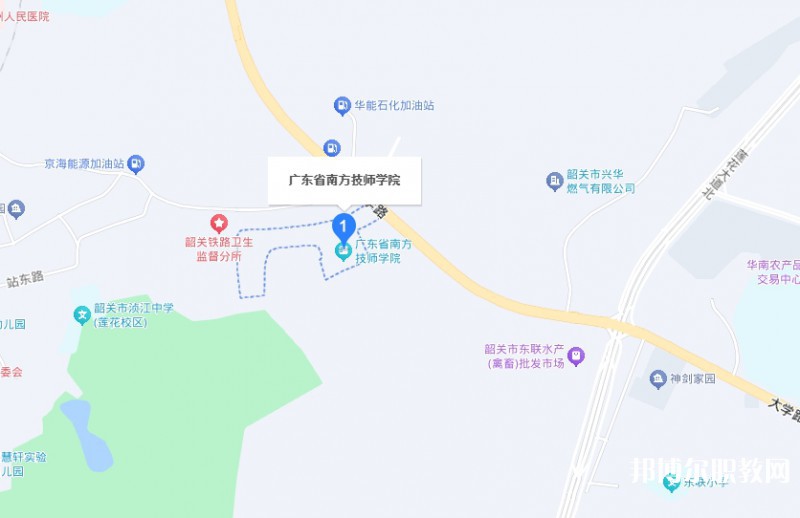 廣東省南方技師學(xué)院地址，乘車路線