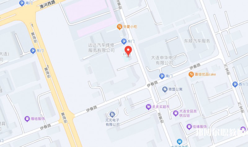 大連市蘭克藝術(shù)中等職業(yè)學(xué)校地址，乘車路線