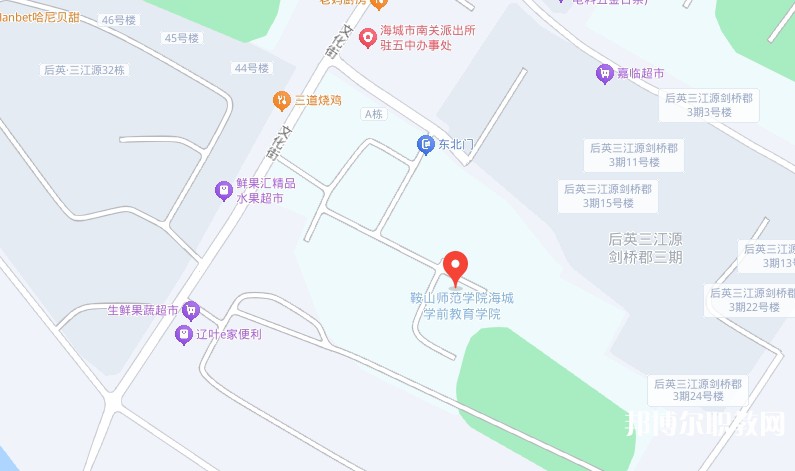 鞍山市廣播電視學(xué)校地址，乘車路線