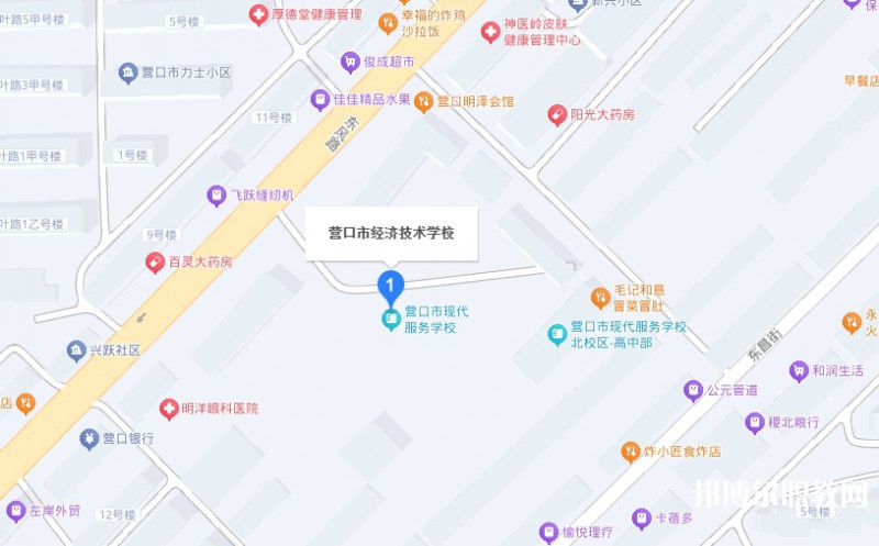 營口市經(jīng)濟(jì)技術(shù)學(xué)校地址，乘車路線