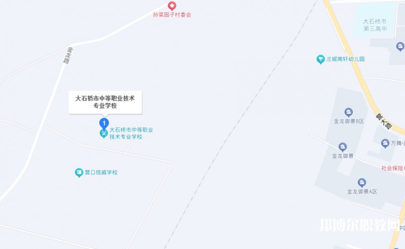 大石橋市中等職業(yè)技術(shù)專業(yè)學(xué)校地址，乘車(chē)路線