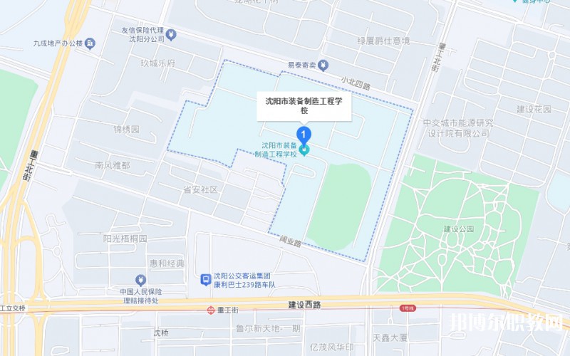沈陽(yáng)市裝備制造工程學(xué)校地址，乘車(chē)路線(xiàn)