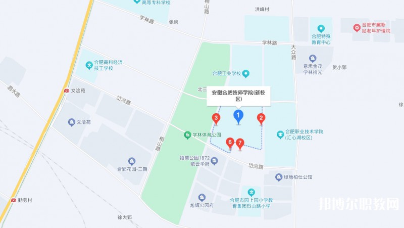 合肥技師學(xué)院地址，乘車路線
